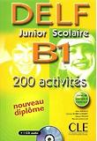 DELF B1 JUNIOR SCOLAIRE : AVEC LIVRET DE CORRIGES (1CD AUDIO)