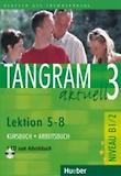 Tangram aktuell 3 - Lektion 5-8 : Deutsch als Fremdsprache - Niveau B1/2 Kursbuch + Arbeitsbuch mit